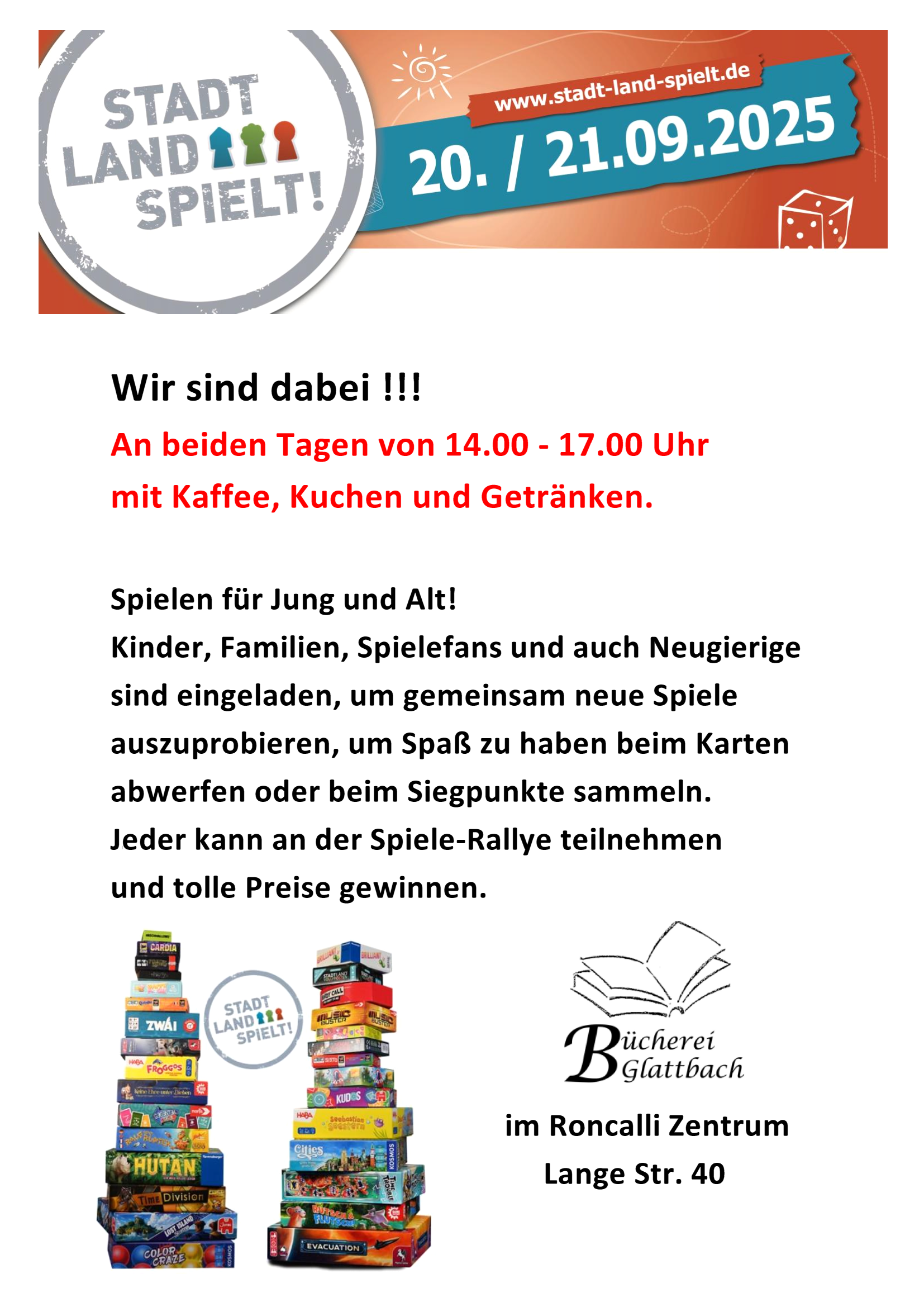 2025 Plakat Stadt Land Spielt